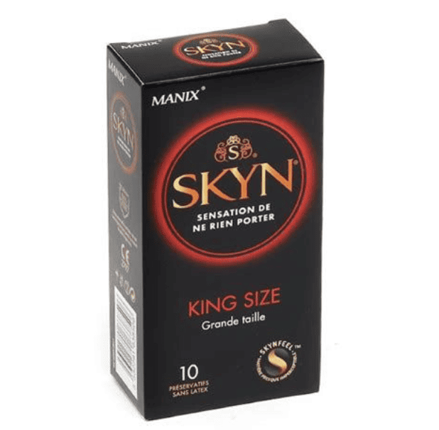 Préservatifs sans latex King Size Manix Skyn 10 unités