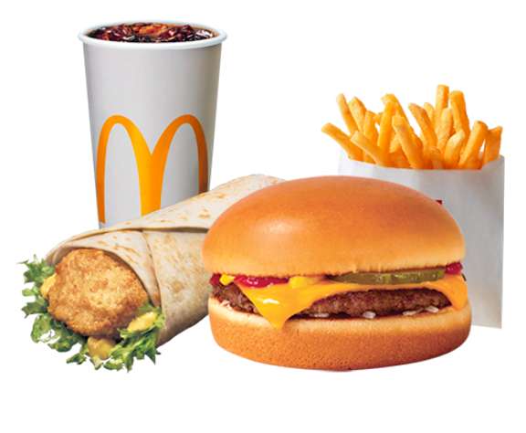 Menu Duo Mabrouk : Small Wrap + Cheeseburger