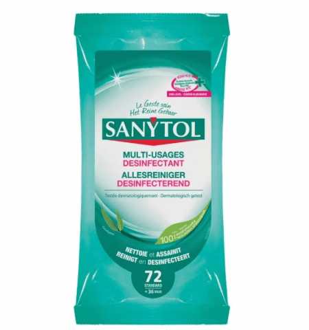 Sanytol Lingettes Multiusages X72